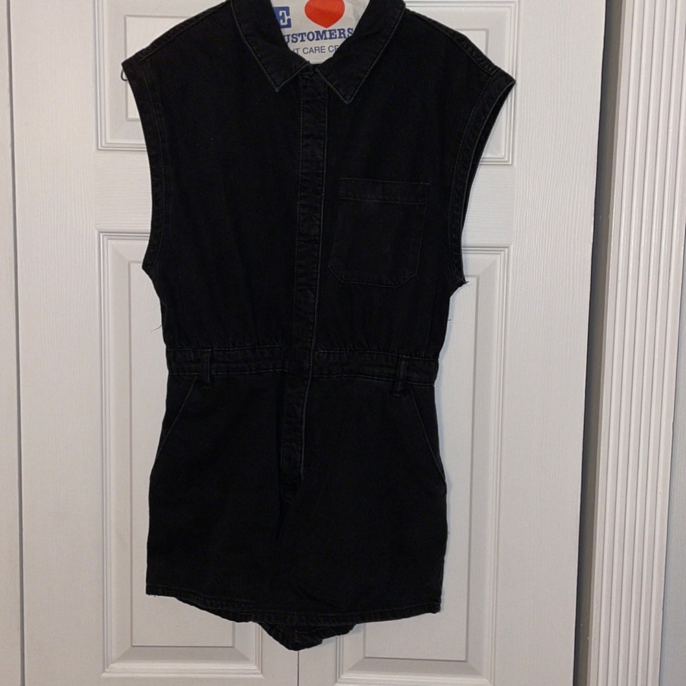 NEVER WORN DENIM romper Zara